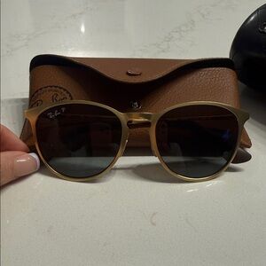 Ray-Ban Gold Frame Sunglasses